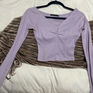 Abercrombie partly off the shoulder top